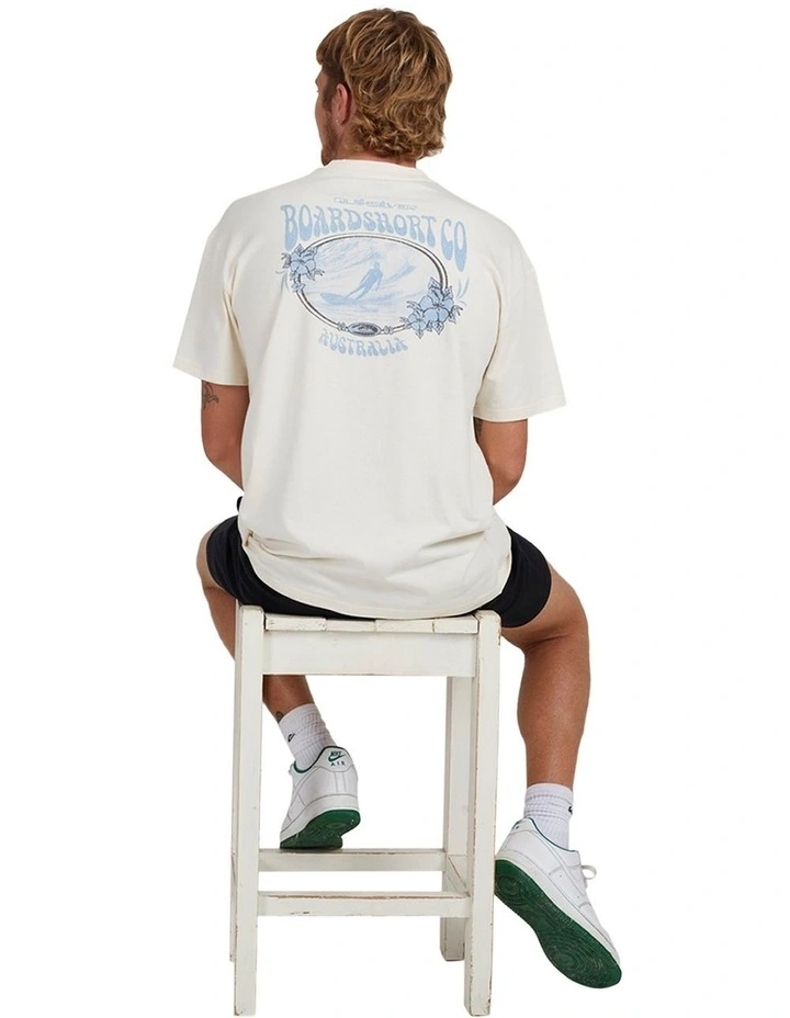 Quiksilver Arch The Soul Short Sleeve T-Shirt In Birch - Image 3