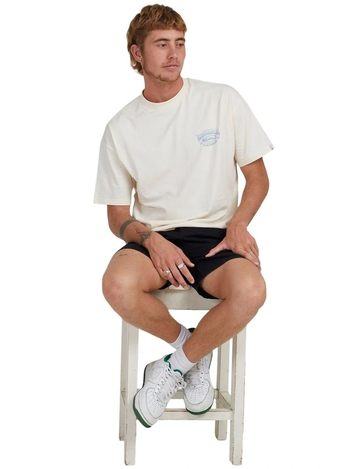 Quiksilver Arch The Soul Short Sleeve T-Shirt In Birch - Image 4