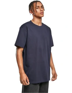 URBAN CLASSICS Heavy Oversized Tee In Midnight Navy