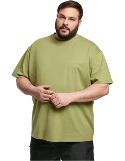 URBAN CLASSICS Heavy Oversized Tee In Olive