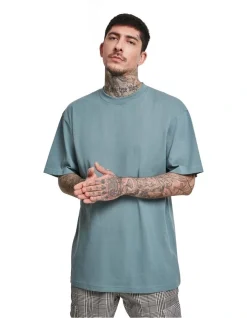 URBAN CLASSICS Tall Tee In Dusty Blue