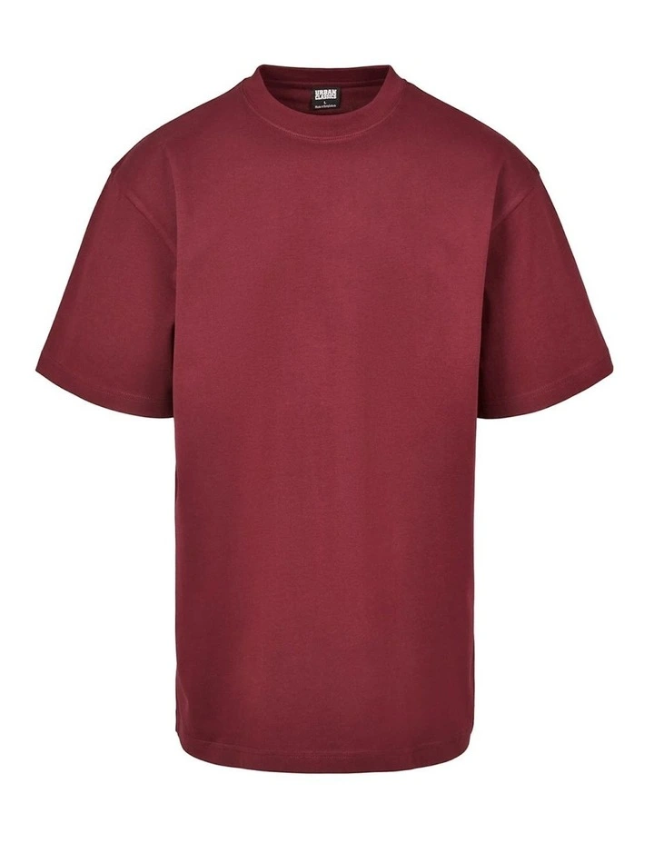 URBAN CLASSICS Tall Tee In Red 5 URBAN CLASSICS Tall Tee In Red - Image 5