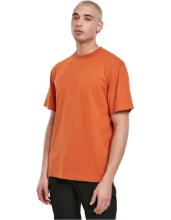 URBAN CLASSICS Tall Tee In Rust Red