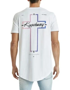 KSCY Sensation Dual Curved Tee In White