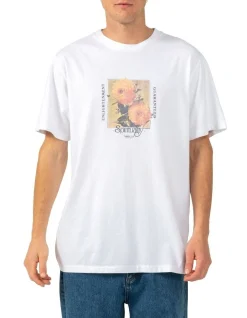 Thrills Spirituality Enlightenment Guaranteed Fit Tee In White