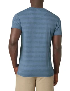 MJ Bale Sandgate Stripe T-Shirt In Blue
