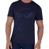 Raging Bull High Build Bull T-Shirt In Navy