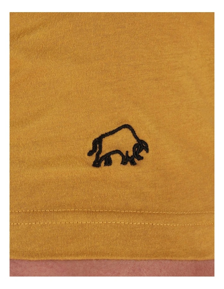 Raging Bull Wilderness Bull T-Shirt In Yellow - Image 6