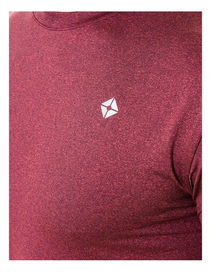 Thousand Miles Aero T-Shirt In Maroon 5 Thousand Miles Aero T-Shirt In Maroon - Image 5