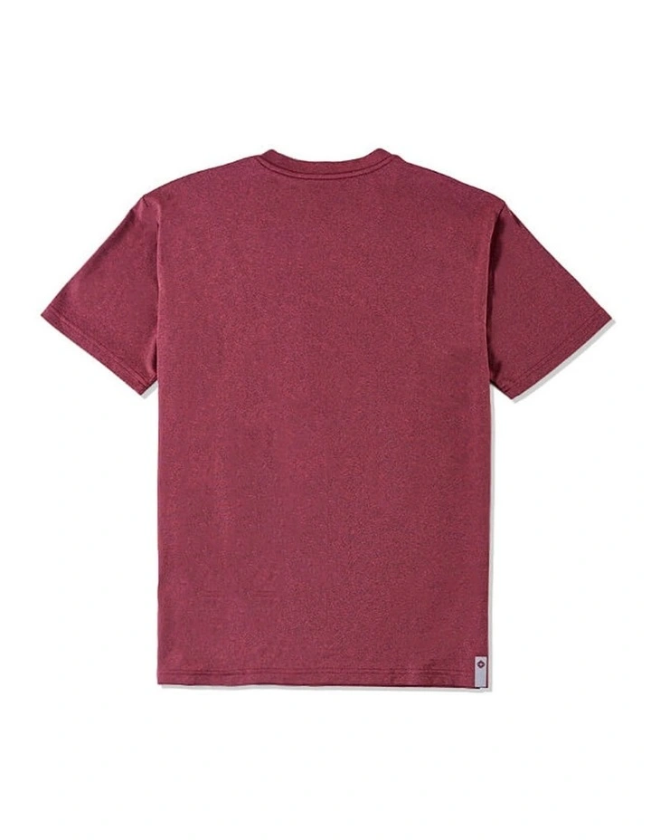 Thousand Miles Aero T-Shirt In Maroon 7 Thousand Miles Aero T-Shirt In Maroon - Image 7