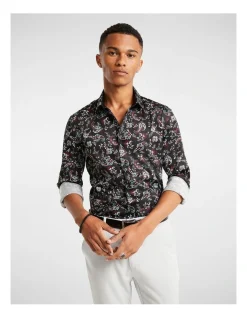 Yd. Hugh Slim Shirt In Black