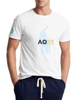 Polo Ralph Lauren Australian Open Jersey T-Shirt In White