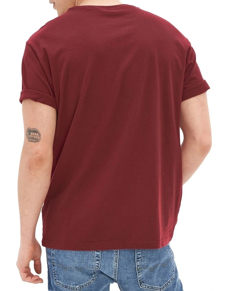 American Eagle Super Soft Graphic T-Shirt In Red 2 American Eagle Super Soft Graphic T-Shirt In Red - Image 2