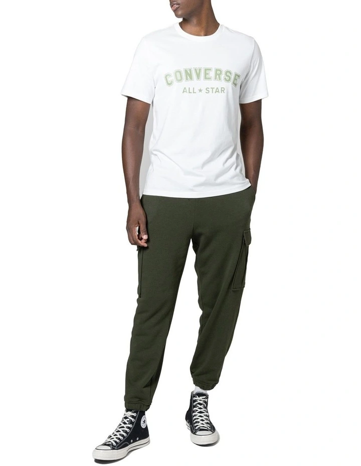 Converse Go-To All Star T-Shirt In White - Image 3