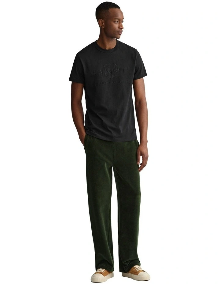 Gant Tonal Archive Shield T-Shirt In Black - Image 4