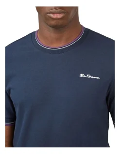 Ben Sherman Pique T-Shirt In Navy -Nena & Pasadena Sales 974341360 4 720x928