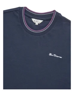 Ben Sherman Pique T-Shirt In Navy -Nena & Pasadena Sales 974341360 5 720x928