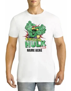 TWIDLA Personalised T-Shirts The Incredible Hulk T-shirt In White