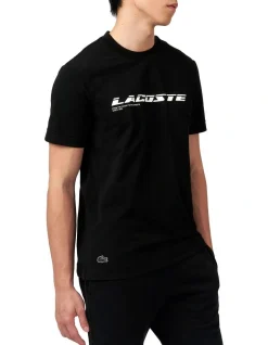 Lacoste Active Pique Tech T-Shirt In Black