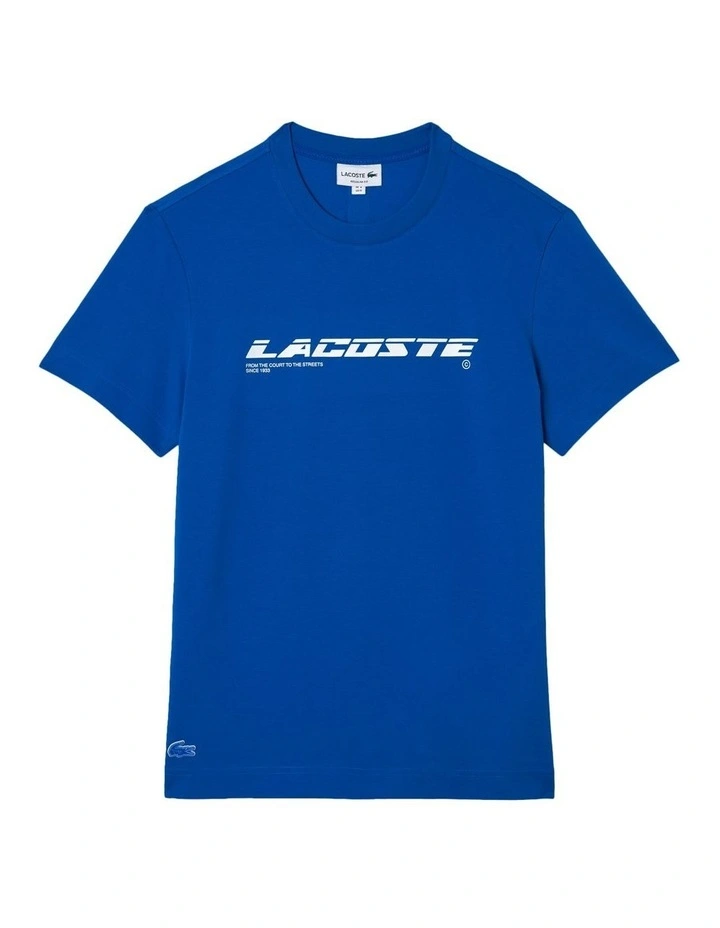 Lacoste Active Pique Tech T-Shirt In Blue - Image 7