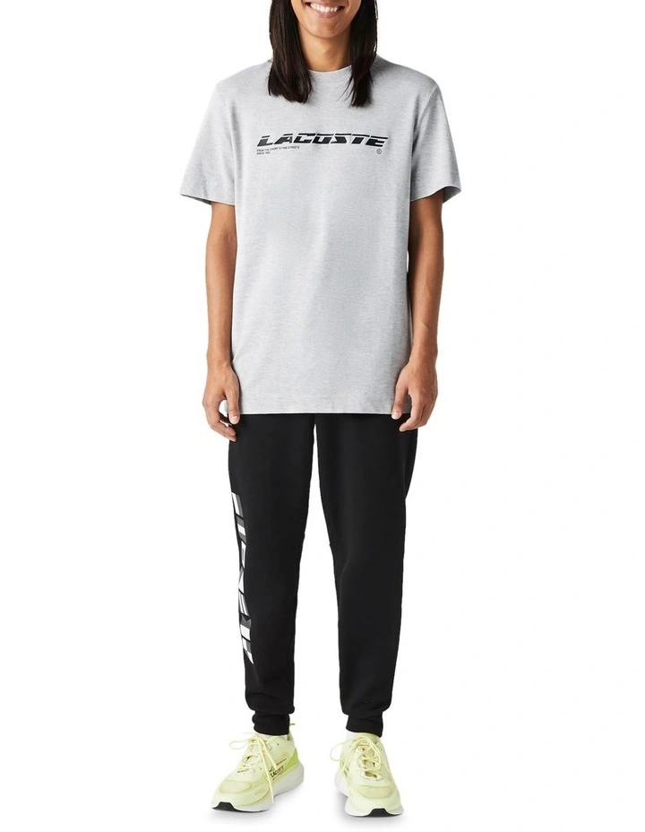 Lacoste Active Pique Tech T-Shirt In Grey