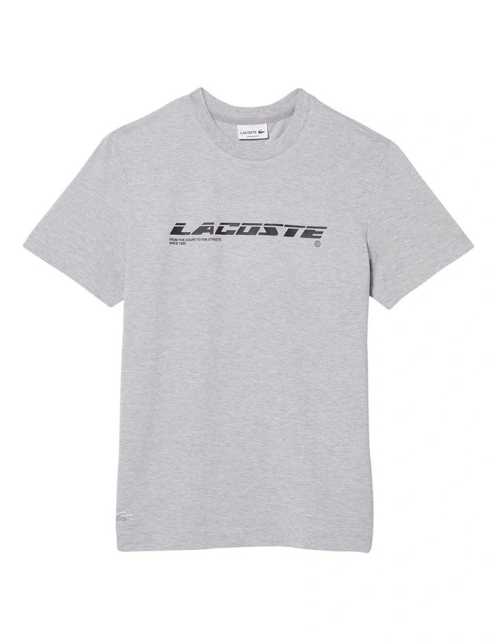 Lacoste Active Pique Tech T-Shirt In Grey - Image 7