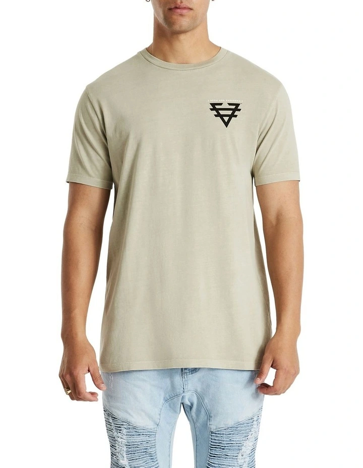 Nena & Pasadena Undivided Cape Back Tee In Beige 2 Nena & Pasadena Undivided Cape Back Tee In Beige - Image 2