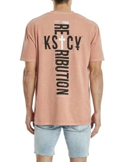 KSCY Hollister Relaxed Tee In Orange