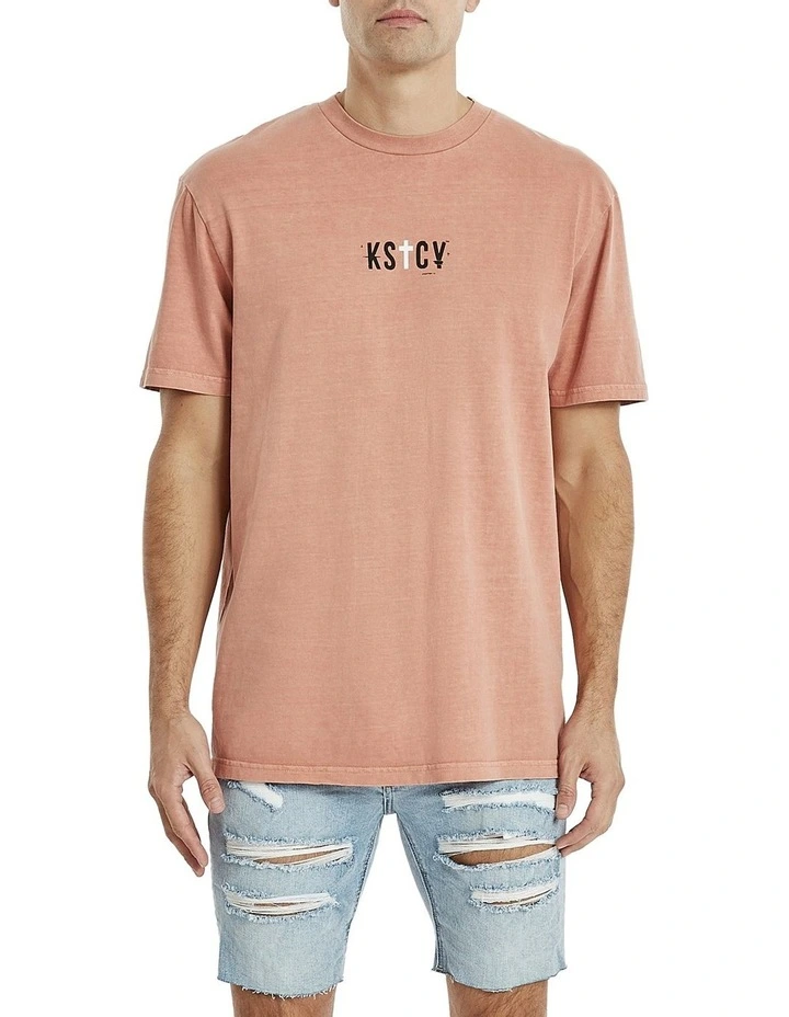 KSCY Hollister Relaxed Tee In Orange - Image 2