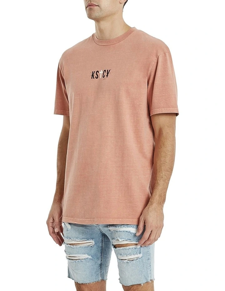 KSCY Hollister Relaxed Tee In Orange - Image 3