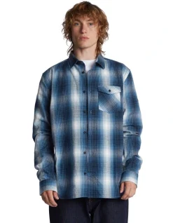DC Marshal Long Sleeve Shirt In Blue