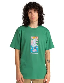 Element Macaw T-Shirt Foliage In Green