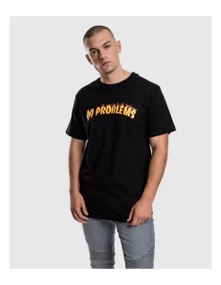 Mister Tee 99 Problems Flames Tee In Black