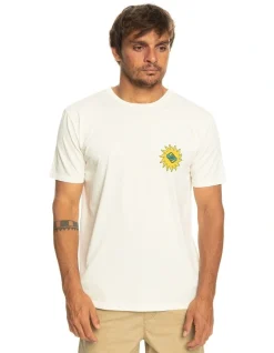 Quiksilver Planet Positive T-Shirt In White