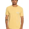 Quiksilver Quik Words T-Shirt In Yellow