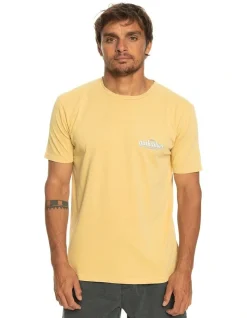 Quiksilver Quik Words T-Shirt In Yellow