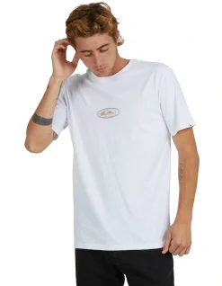 Quiksilver On The Grid T-Shirt In White