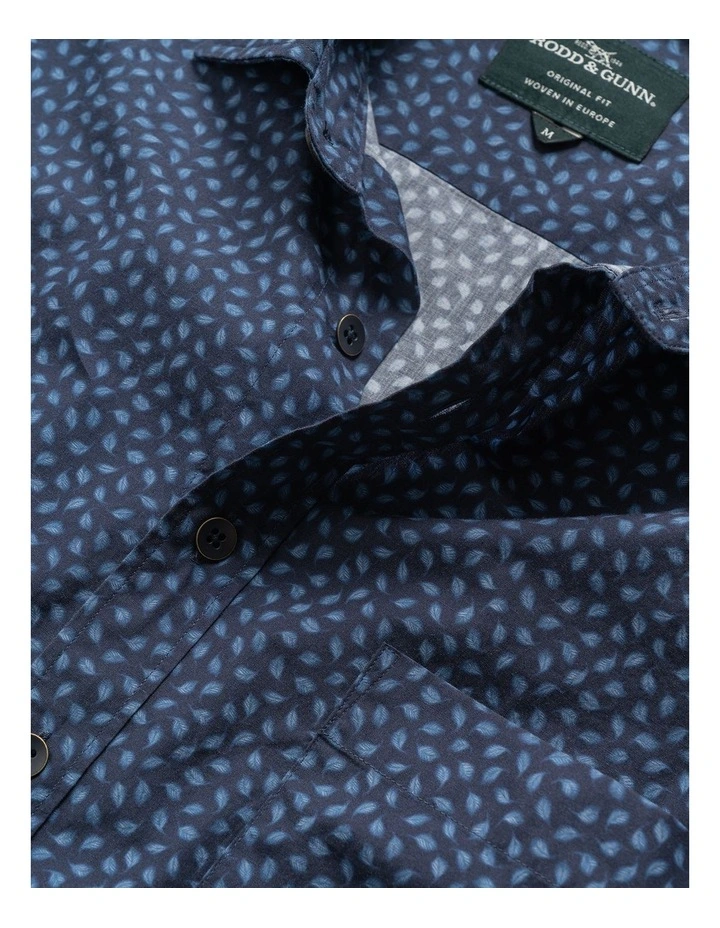 Rodd & Gunn Cove Road Long Sleeve Shirt In Ink - Image 5