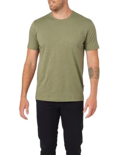 Blazer Pima Cotton Tee In Light Olive