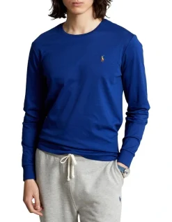 Polo Ralph Lauren Custom Slim Fit Soft Cotton T-Shirt In Blue