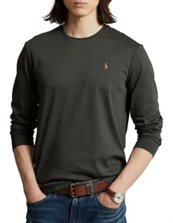Polo Ralph Lauren Custom Slim Fit Soft Cotton T-Shirt In Green