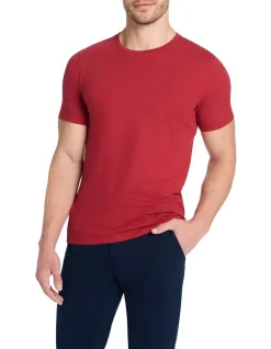 Marcs Marle Brando Crew Neck In Dark Cranberry