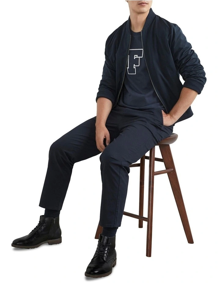 French Connection Varsity T-Shirt In Navy - Image 2