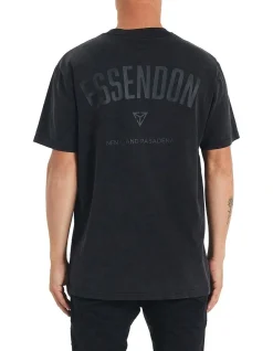 Nena & Pasadena Essendon Relaxed Fit Tee In Black