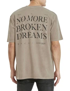 KSCY Foxboro Box Fit Tee In Brown