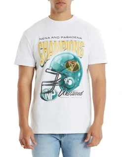 Nena & Pasadena Champions Relaxed Tee In White