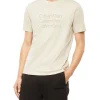 Calvin Klein Graphic Tee In Oatmeal