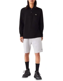 Lacoste Classic Fit Polo Shirt In Black