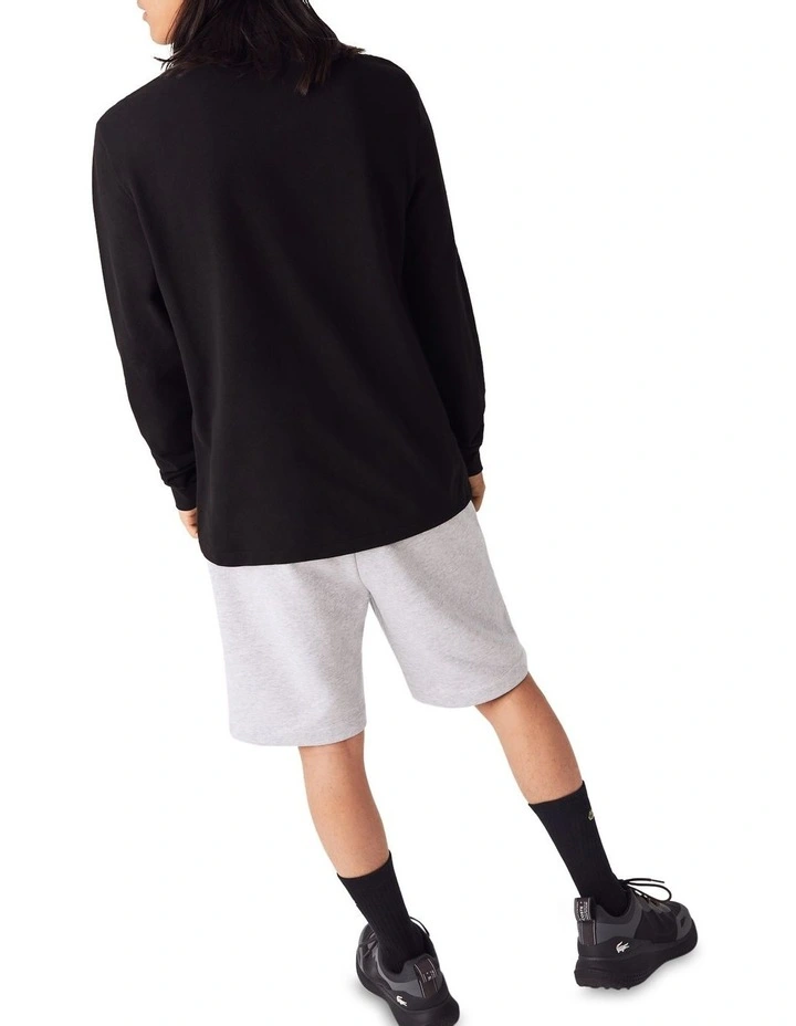 Lacoste Classic Fit Polo Shirt In Black - Image 3