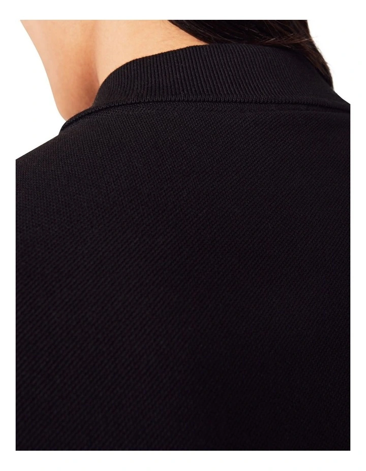 Lacoste Classic Fit Polo Shirt In Black - Image 4